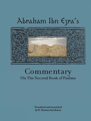 cover image of Rabbi Abraham Ibn Ezra's Commentary on the Second Book of Psalms